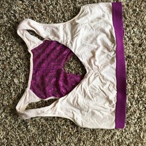 Pink sports top bralette
